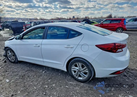2020 Hyundai Elantra Sel z USA, uszkodzony, nr VIN 5NPD84LF7LH592375